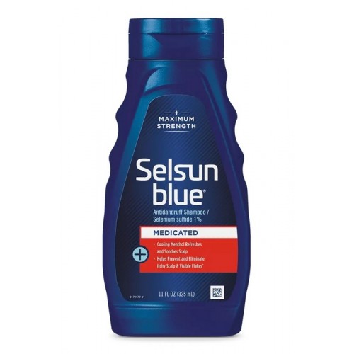 Selsun Blue Medicated Maximum Strength Anti Dandruff Shampoo 11 fl oz (325ml)